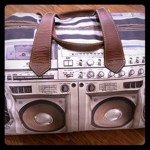 Boom Box weekend duffel bag
